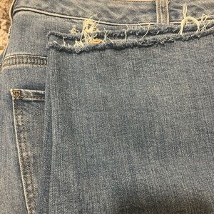 Talbots Frayed Hem Blue Jeans 16W worn once